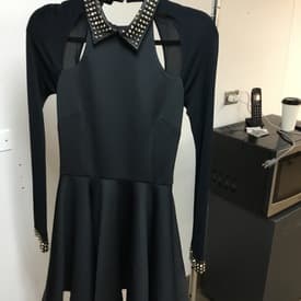 Philipp Plein Long Sleeve Aline Dress — image 2