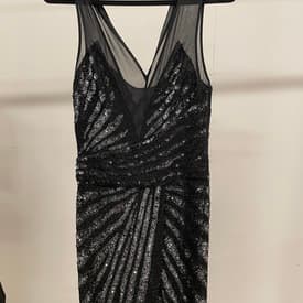 Roberto Cavalli Sequined V-neck Dress — image 1