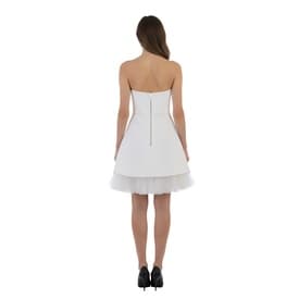 Maticevski Strapless Dress With Polka Dot Mesh Detail — image 6