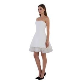 Maticevski Strapless Dress With Polka Dot Mesh Detail — image 7