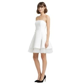 Maticevski Strapless Dress With Polka Dot Mesh Detail — image 8