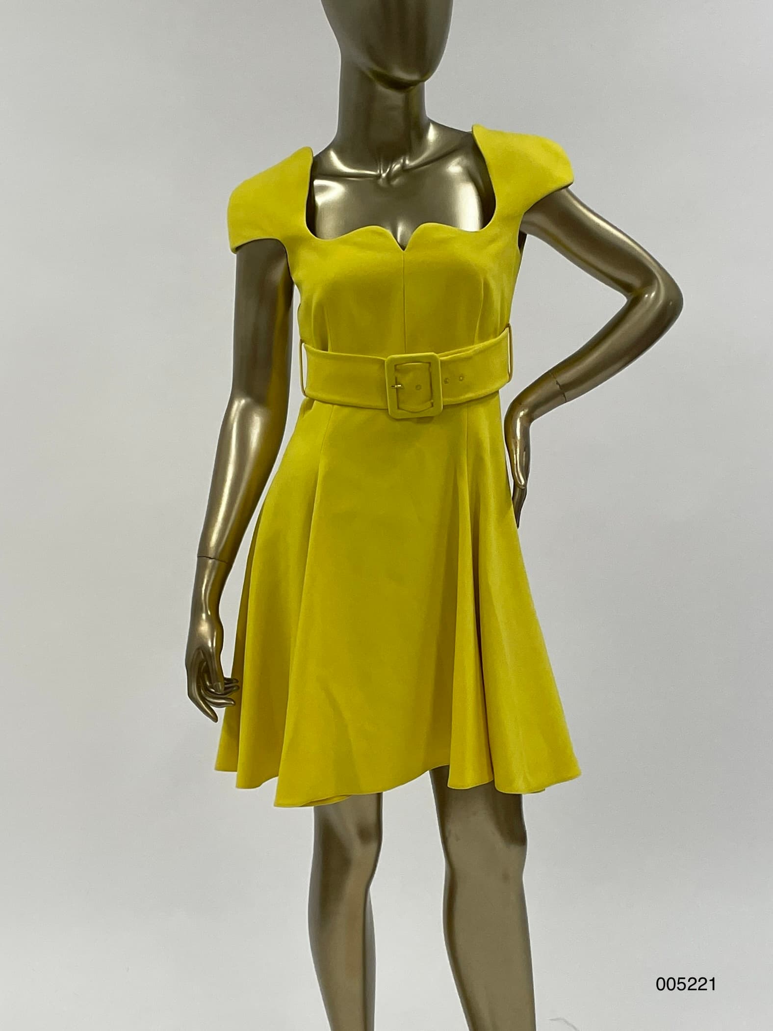 Versace Belted Mini Dress