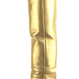 Saint Laurent Metallic Gold Over The Knee Boots — image 1