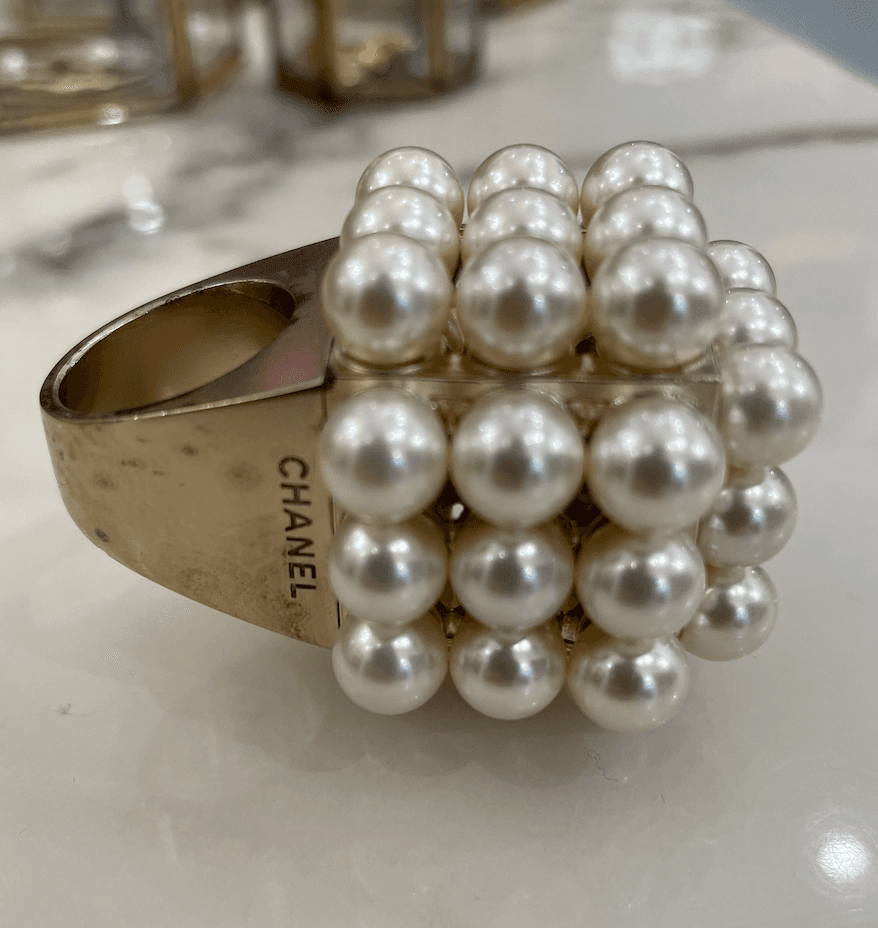 Chanel Spring 2014 Pearl Ring