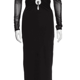 Christopher Esber Plunge Neckline Long Sleeve Gown — image 1