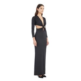 Christopher Esber Plunge Neckline Long Sleeve Gown — image 7