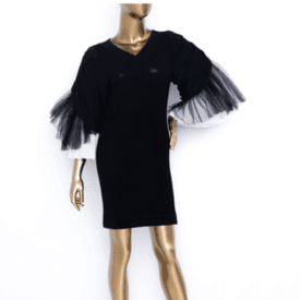 Chanel Layered Knit Dress — image 3