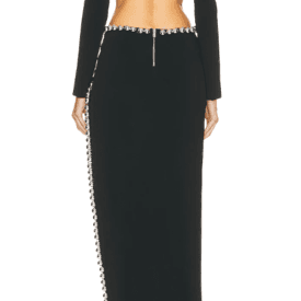 David Koma Metal Beading Open Leg Gown — image 2