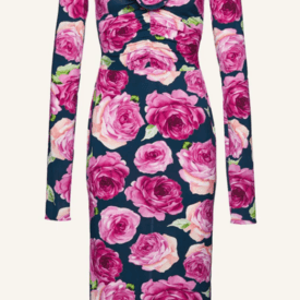 Magda Butrym Long Sleeve Floral Print Dress — image 1