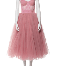 Dolce & Gabbana Pink Bustier Tulle Dress — image 1