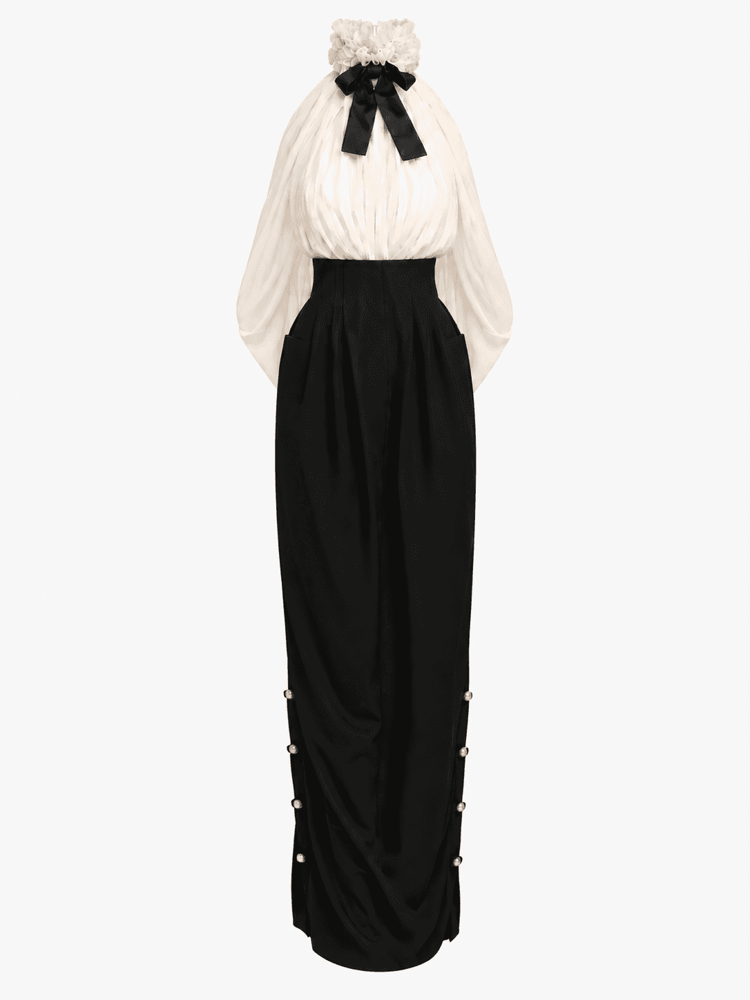 Vintage Chanel Silk Evening Dress