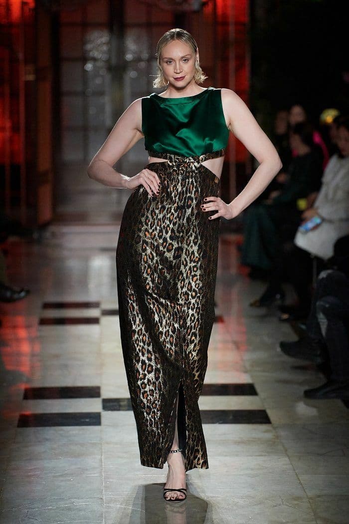 Miu Miu Leopard Silk & Jacquard Leopard Gown