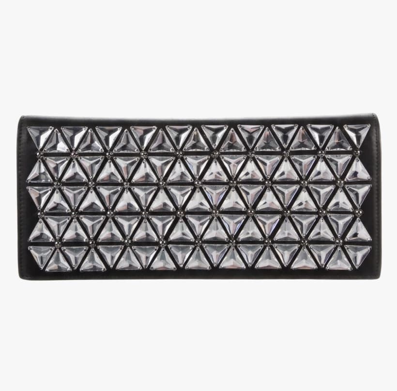 Gucci Black Crystal Clutch