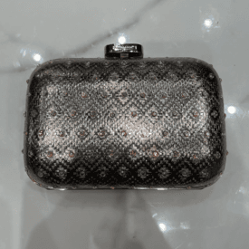 Ferragamo Crystal Embellished Clutch — image 2