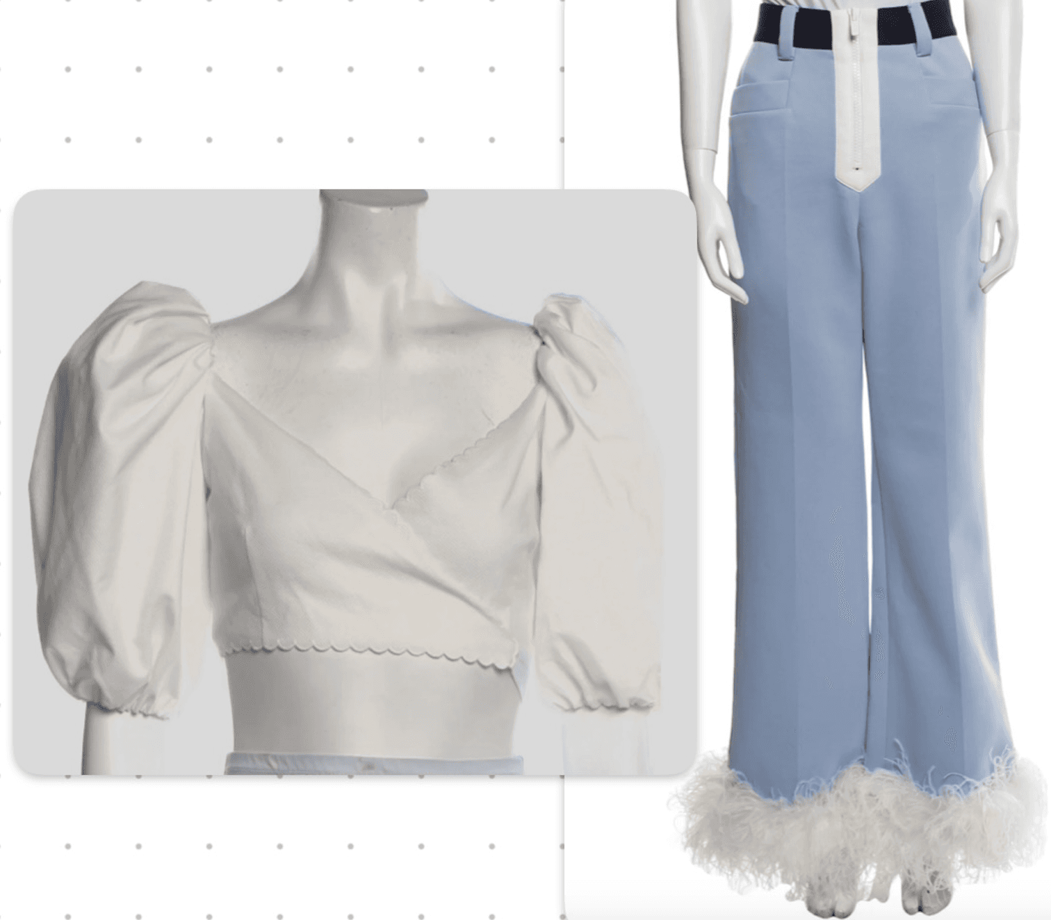 Miu Miu Feather Set