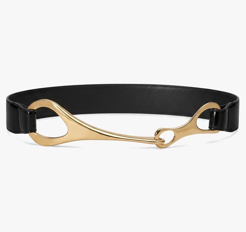 Gucci Black & Gold Belt