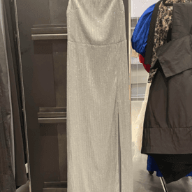 Rasario Silver Beaded Gown — image 1
