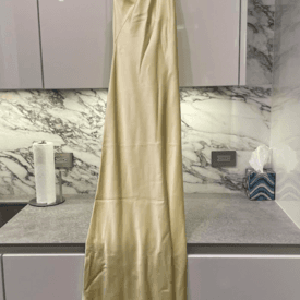 Galvan London Yellow One Shoulder Gown — image 1