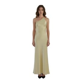 Galvan London Yellow One Shoulder Gown — image 3