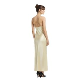 Galvan London Yellow One Shoulder Gown — image 4