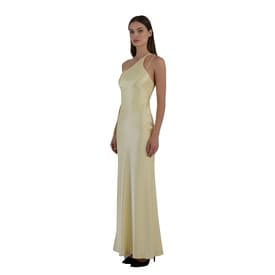Galvan London Yellow One Shoulder Gown — image 6