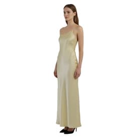 Galvan London Yellow One Shoulder Gown — image 7
