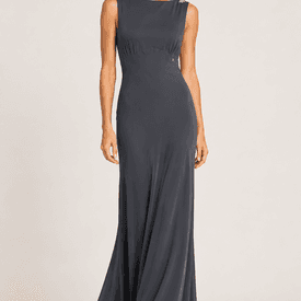 Chanel Silk Gray Gown — image 2