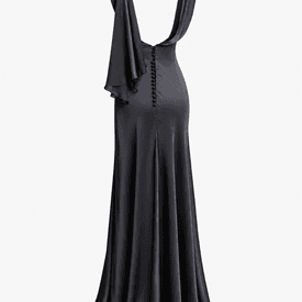 Chanel Silk Gray Gown — image 3