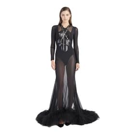 The Attico Feather Trimmed Cut Out Gown — image 3