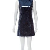 Christian Dior Blue Embellished Mini Dress — image 1