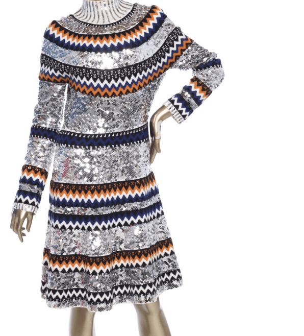 Christian Dior Sequin Sweater Dress