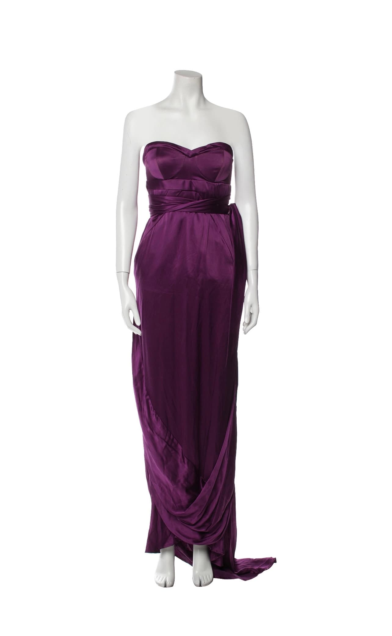 Carolina Herrera Strapless Long Dress