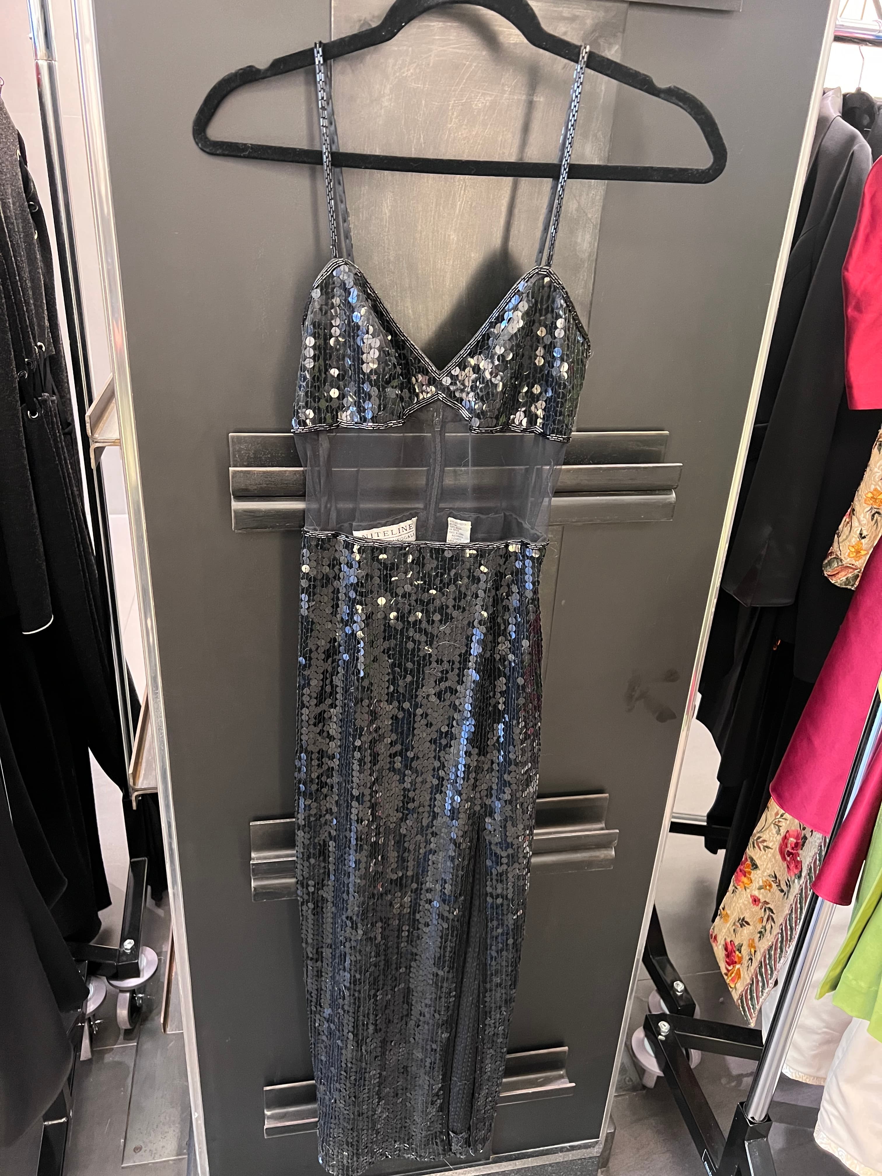 Niteline Della Roufogali Vintage Sequin Dress