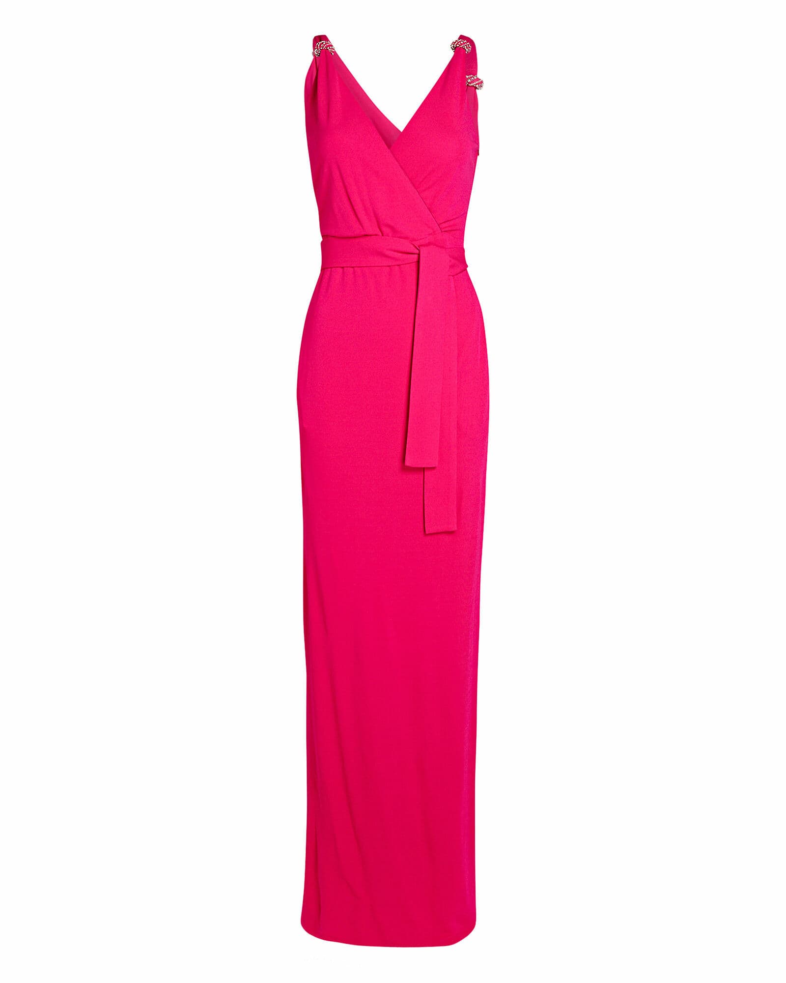 Dundas Crystal Embellished Pink Gown