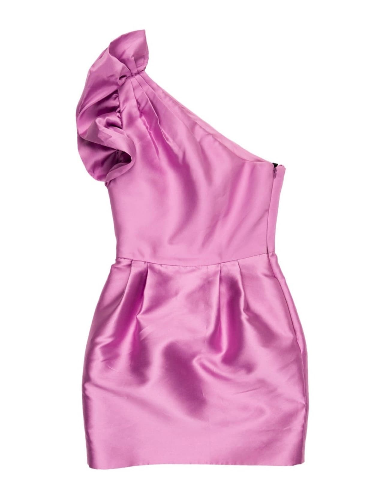 Emporio Armani One-shoulder Mini Dress Pink