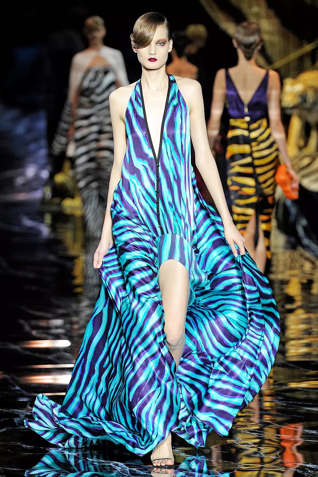 Louis Vuitton Silk Zebra Jumpsuit
