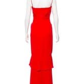 Vintage Valentino Ruffled Silk Maxi Dress — image 3
