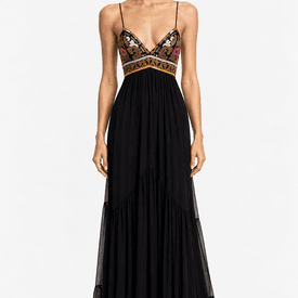Vintage Emilio Pucci Embroidered Maxi — image 3