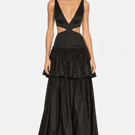 Kalmanovich Black Cut Out Gown — image 3