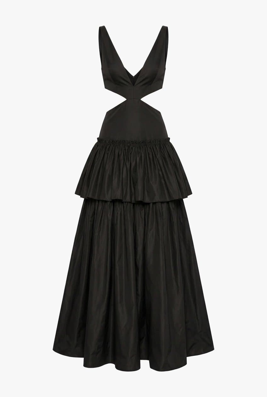Kalmanovich Black Cut Out Gown