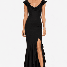 Vintage Dior John Galliano Black Maxi Dress — image 3