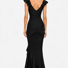 Vintage Dior John Galliano Black Maxi Dress — image 4