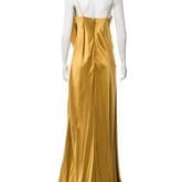 Cushnie Et Ochs Draped Silk Dress — image 3