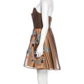 Delpozo 2016 Strapless Silk-blend Dress — image 1