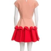 Delpozo Wool Colorblock Dress — image 3