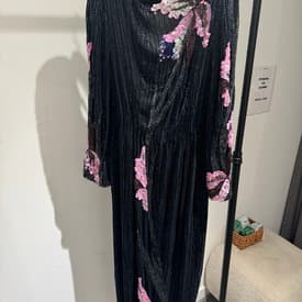 Bob Mackie Beaded Navy Gown — image 1
