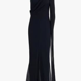 Chanel By Karl Lagerfeld Cruise 2002 Silk Evening Gown Crystal Cc Vintage — image 3