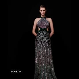 Mary Katrantzou Sequin Cut Out Gown — image 1