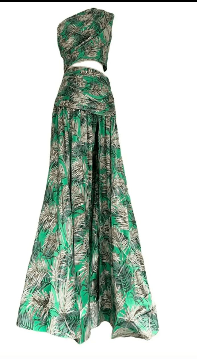 C-Bronx & Banco Green Havana Gown