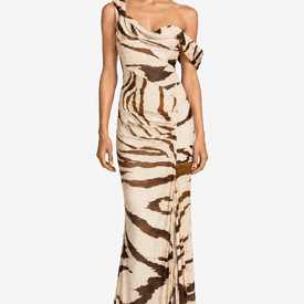 Roberto Cavalli 2008 Animal Print Gown — image 3